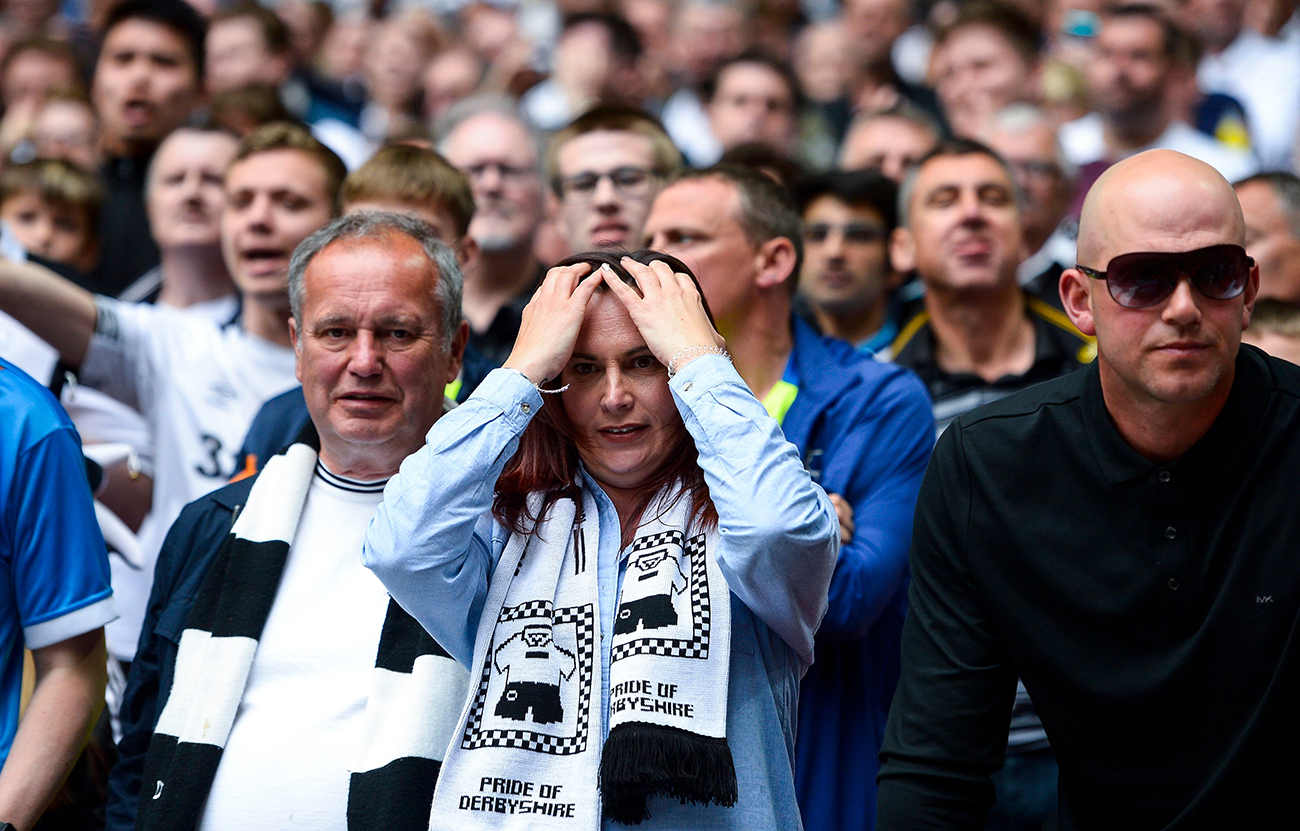 Derby fans mourn another playoff failure