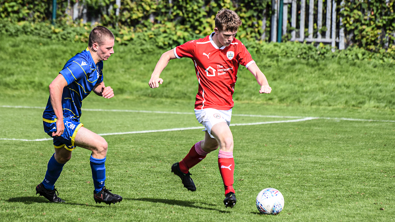 Hayden Pickard in action against Nottingham Forest U18s