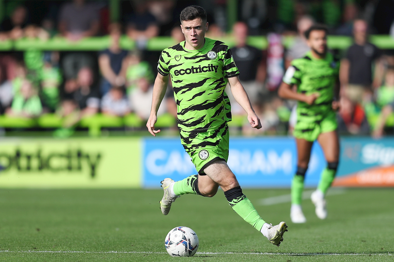 Jack Aitchison in action for Forest Green Rovers against Northampton Town