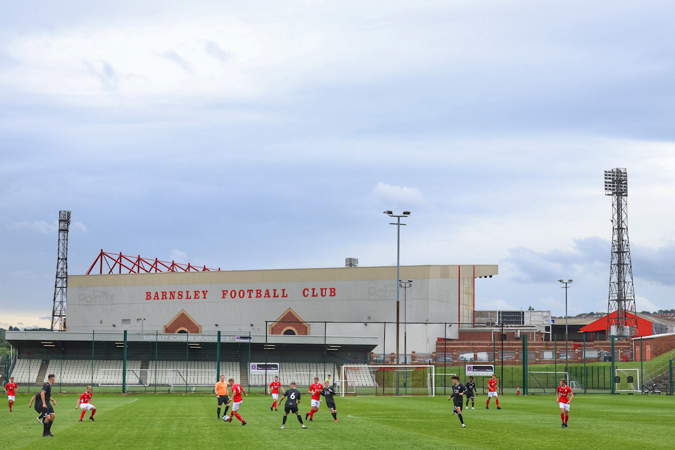 Our U18s in action at the Oakwell Training Ground