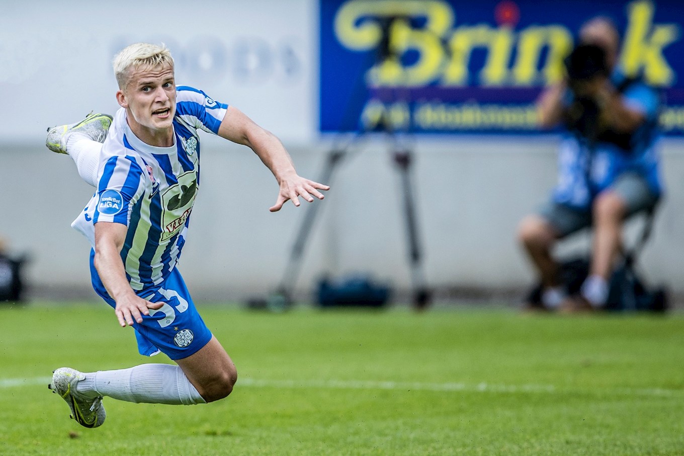 Charlie Winfield in action for Esbjerg fB