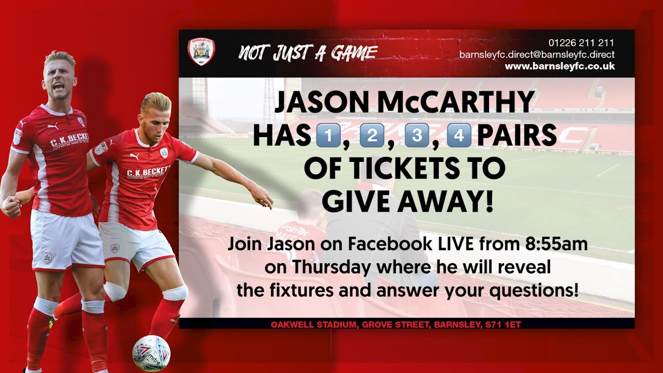 Jason McCarthy To Announce Fixtures, LIVE! - News